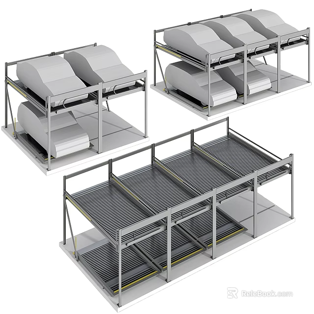 Garden Gadgets Metal Frame Multi Layer Planter Racks With Different Structures For Home Gardening 3d model