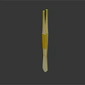 Stainless Steel Precision Tweezers With Serrated Grip And Reflective Surface