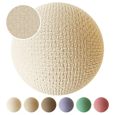 Woven Decorative Component with Intricate Pattern and Multiple Color Options for Home Decoration 3d model