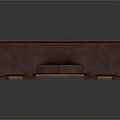 Vintage Solid Wood Bookcase With Carved Design Shelves Storage Boxes Books And Decorative Plate