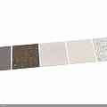 Diverse Textured Decorative Components For Interior Design With Mosaic And Terrazzo Surfaces 3d model