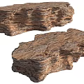 Natural Stone Wood Textured Blocks With Rustic Organic Appearance And Earthy Tones