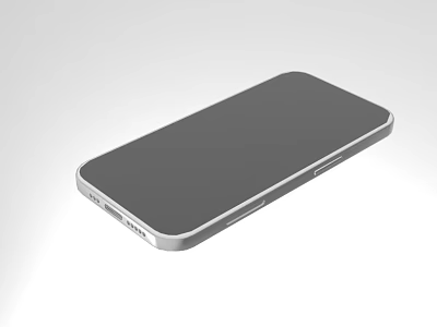 Industrial Equipment With Black Screen And Silver Frame For Control Applications 3d model