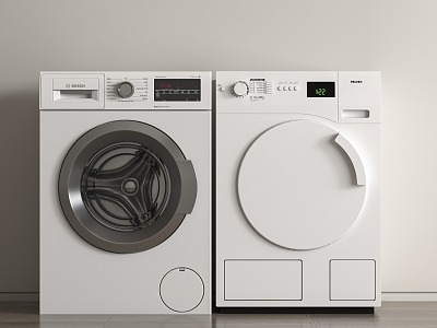 Drum washer dryer 3d model