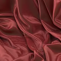 Luxurious Red Velvet Fabric With Smooth Sheen And Elegant Textured Wrinkles