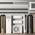 modern air conditioning 3d model