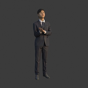 Suit Man 3d model