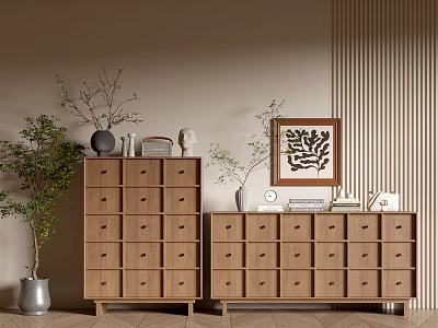 Quite Ancient Style Side Cabinet Minimalist Style Cabinet Whole Cabinet Sideboard Cabinet Balcony Cabinet Locker Entrance Cabinet 3d model