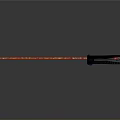 Black Modern Hunting Bow With Red Laser Sight For Accurate Shooting Use