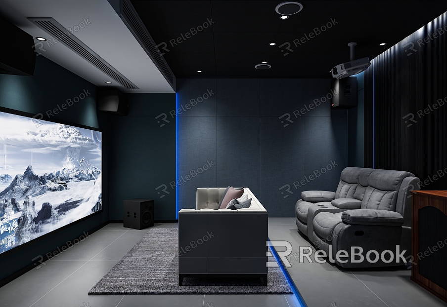 modern video room model