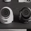 Modern security surveillance camera spherical camera monitor 3d model