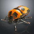 Beetle Scarab Insect Animal Game Animal Cartoon Animal 3d model