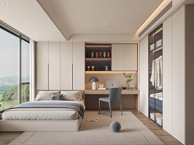 Tatami Bedroom 3d model