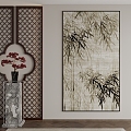 New Chinese Decorative Painting 3d model