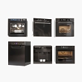 Kitchen appliances Dishwasher Oven Coffee machine Steaming and roasting machine Disinfection cabinet 3d model