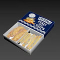 Crispy Fish And Chips In Traditional Takeaway Box With Tasty Crunch