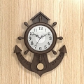 Wall Clock Solid Wood Wall Clock 3d model