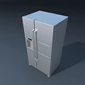 Modern Silver Double Door Refrigerator with Sleek Exterior and Spacious Storage Design