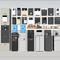 Household Electrical Appliances With Modern Designs Including Water Dispensers And Coffee Makers