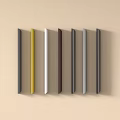 Modern Minimalist Handle Metal Long Handle Invisible Cabinet Door Handle Arc Cabinet Door Handle Light Luxury Cabinet Door Handle Cabinet Door Handle 3d model