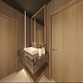 Modern Interior With Wooden Staircase Light Flooring And Wooden Walls Minimalist Design