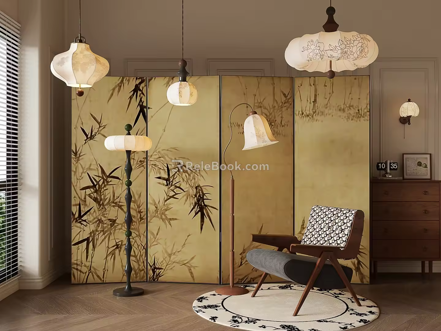 Floor lamp 3d model