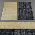 Square Rugs Featuring Natural Fiber Texture And Colorful Patterned Designs For Home Decoration