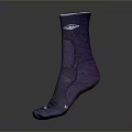 Purple Socks With Comfortable Fit And Breathable Material For Daily Wear