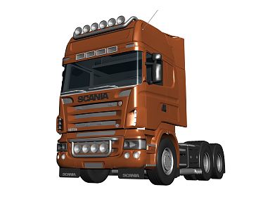 modern truck 3d model