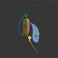 Advanced White Medical Device With Leads And Components For Healthcare Use
