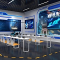 Modern VR Traffic Classroom Traffic Classroom 3d model