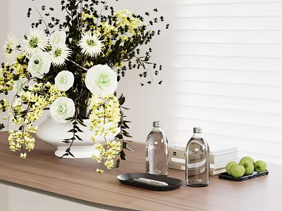 vase ornaments vase desktop ornaments plant 3d model
