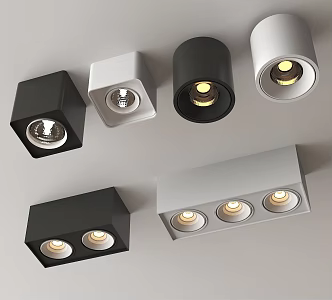 Modern downlight spotlight open downlight 3d model