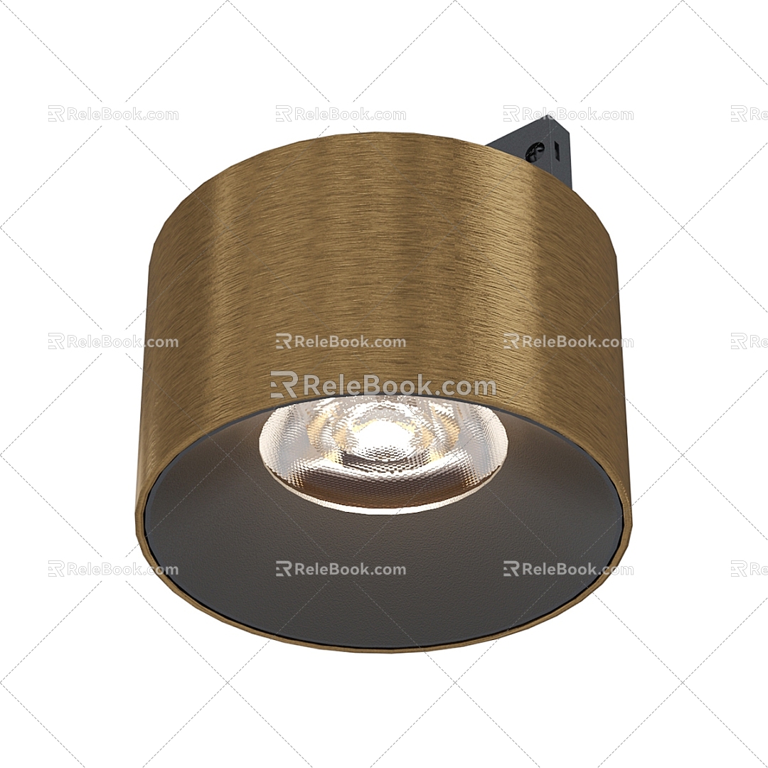 Modern minimalist downlight spotlight 3d model