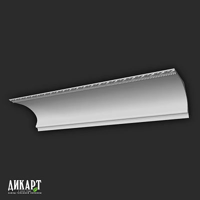 Decorative Architectural Component With Smooth Surface And Ornate Edge Design 3d model