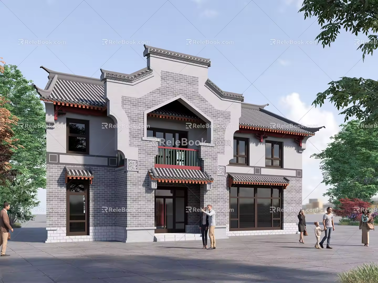 Chinese Inn 3d model