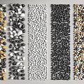 Modern Pebbles Stone Pebbles 3d model