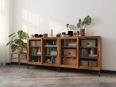 Nordic Side Cabinet 3d model