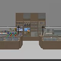 Modern Wooden Display Shelves With Multi Tiered Design For Retail Product Organization