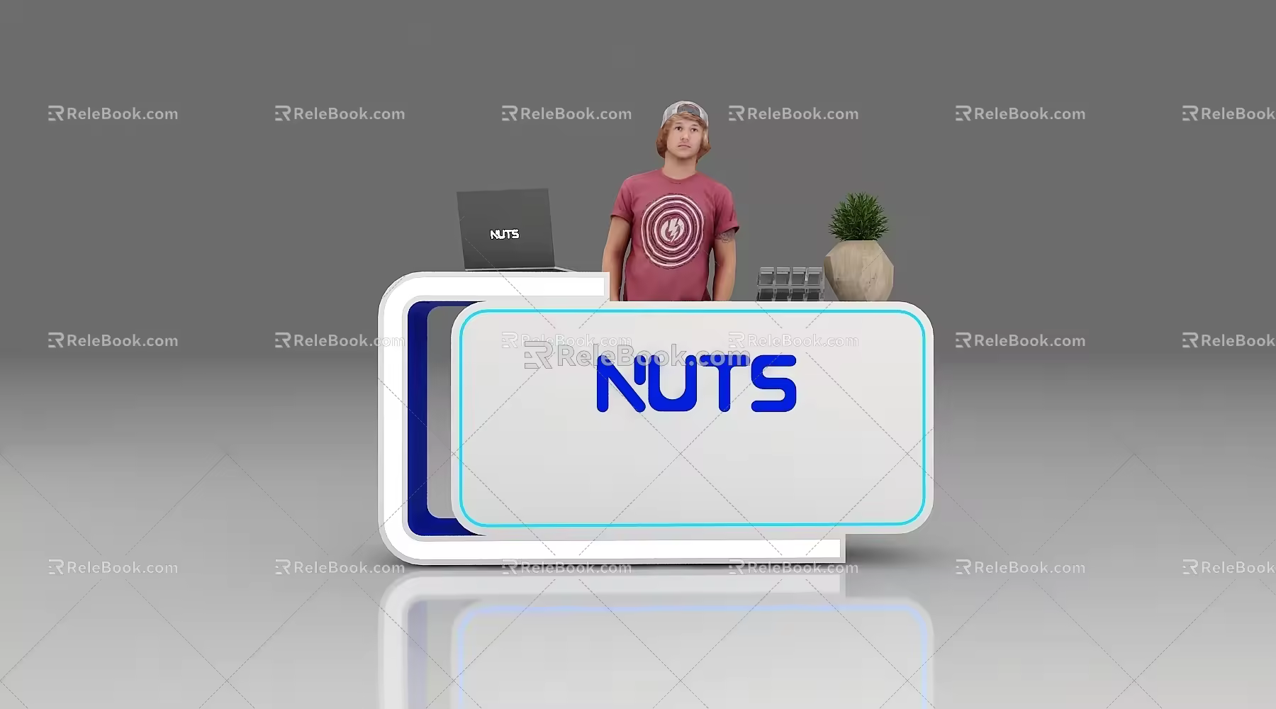 Reception Desk Front Desk Information Desk Information Desk Bar Table Exhibition Front Desk Bar 3d model
