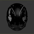 Black Safety Helmet With Z Logo And Protective Face Mask For Daily Use