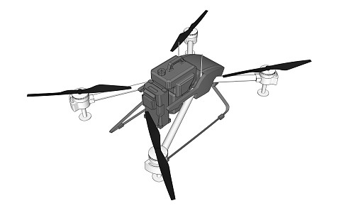 Modern Drones 3d model