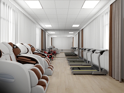 Modern Gym 3d model