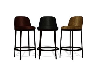 Modern Bar Chair 3d model