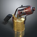 blowtorch fire lamp gasoline blowtorch kerosene blowtorch blowpipe modern weapon hot weapon hot weapon gun 3d model