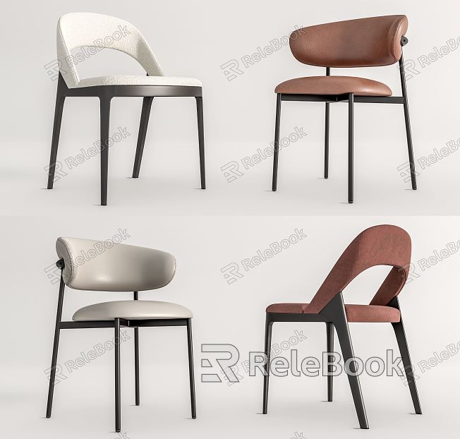 Modern Dining Chair Single Chair model