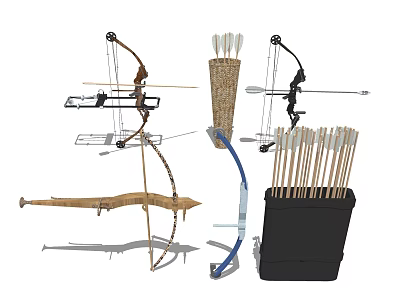 archery shooting sport 3d model