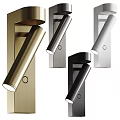 Modern Wall Sconces In Gold Silver And Black Brushed Metal Designs