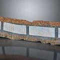 Modern Pavement Stone Pavement Stone Block Pavement Rock Block 3d model