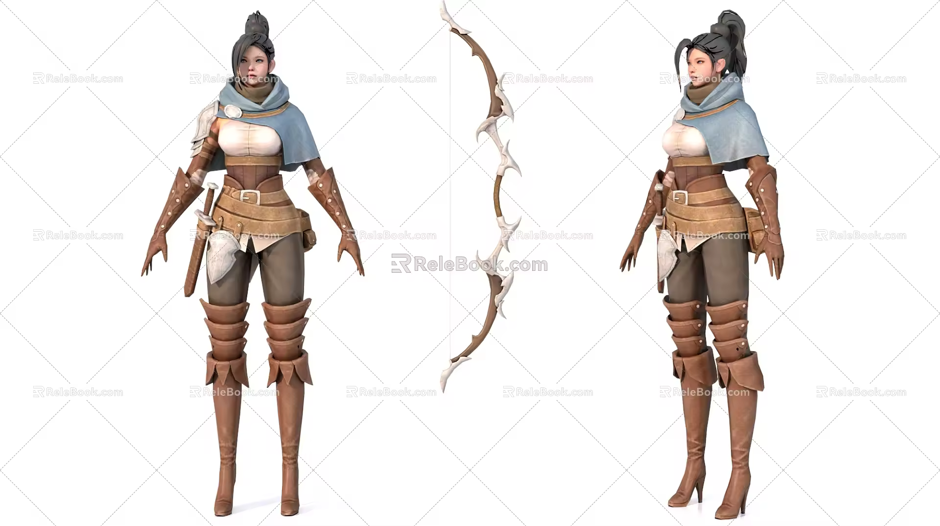 High Quality 3D Game Characters 3d model